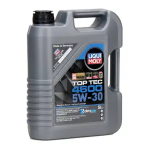 5L 5 Liter LIQUI MOLY Motoröl 5W30 TOP TEC 4600 dexos2 BMW LL-04 VW 505.00/01