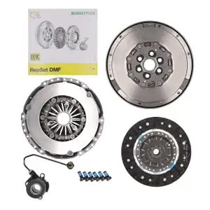 LUK Kupplungssatz + Ausr&uuml;cklager + ZMS f&uuml;r OPEL Astra H Signum Vectra C Zafira B 1.9 CDTI