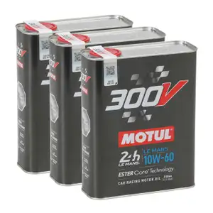 6L 6 Liter MOTUL 300V 24h LE MANS 10W-60 Motor&ouml;l Vollsynthetisch Motorsport RACING