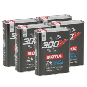 10L 10 Liter MOTUL 300V 24h LE MANS 20W-60 Motor&ouml;l Vollsynthetisch Motorsport RACING