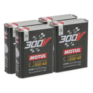 8L 8 Liter MOTUL 300V COMPETITION 5W-40 Motor&ouml;l Vollsynthetisch Motorsport RACING