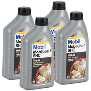 4L 4 Liter Mobil 1 MOBILUBE 1 SHC 75W-90 75W90 Getriebe&ouml;l API GL-4 GL-5