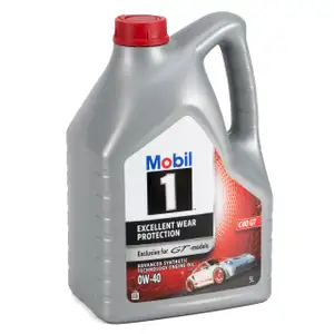 5L 5 Liter Mobil 1 0W-40 Motoröl Öl für PORSCHE C40 GT Exclusive for GT-models GT2 GT3 GT4