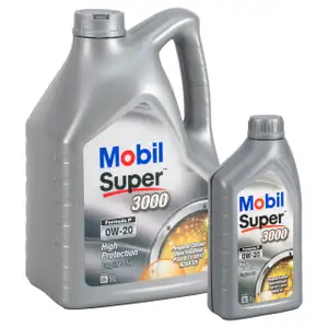 6L 6 Liter Mobil SUPER 3000 FORMULA P 0W-20 0W20 Motor&ouml;l ACEA C5 PSA B712010