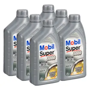 6L 6 Liter Mobil SUPER 3000 FORMULA P 0W-20 0W20 Motor&ouml;l ACEA C5 PSA B712010