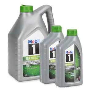 7L 7 Liter Mobil 1 ESP 0W-30 Motor&ouml;l &Ouml;l f&uuml;r MB 229.31/51.52 VW 504/507.00 Porsche C30