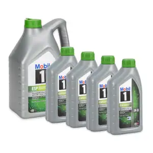9L 9 Liter Mobil 1 ESP 0W-30 Motor&ouml;l &Ouml;l f&uuml;r MB 229.31/51/52 VW 504/507.00 Porsche C30
