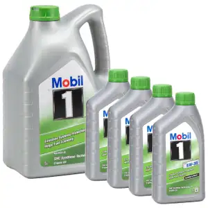 9L 9 Liter Mobil 1 ESP 5W-30 Motor&ouml;l f&uuml;r BMW LL-04 MB 229.31/.51 PORSCHE C30 VW 504/507.00