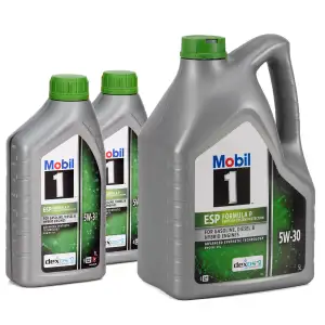 7L Mobil 1 ESP FORMULA P 5W-30 Motor&ouml;l f&uuml;r MB 229.31/51/52 dexos2 PSA B71 2290/2297