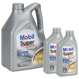 7L 7 Liter Mobil 1 SUPER 3000 FORMULA 5 5W-30 Motor&ouml;l f&uuml;r MB 229.31/51/52 VW 504/507.00