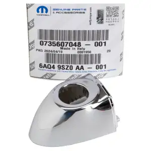 ORIGINAL Fiat MOPAR Chrom Abdeckkappe T&uuml;rau&szlig;engriff 500X 334_ vorne au&szlig;en 735607048