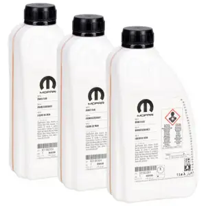 3L 3 Liter ORIGINAL OPEL MOPAR Bremsfl&uuml;ssigkeit DOT 4+ 1942422 / 93160364
