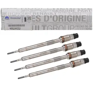 4x ORIGINAL Opel MOPAR Drucksensor-Gl&uuml;hkerze Movano B 2.3 CDTI Vivaro B 1.6 CDTI 95529332