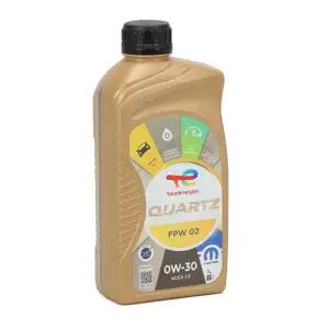 1L 1 Liter ORIGINAL Mopar TOTAL QUARTZ FPW 02 0W-30 Motor&ouml;l ACEA C2 FPW9.55535/02