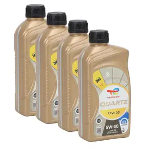 4L ORIGINAL Mopar TOTAL QUARTZ FPW 03 5W-30 Motor&ouml;l ACEA C3 API SN PLUS FPW9.55535/03