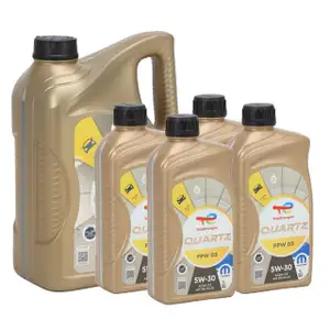 9L ORIGINAL Mopar TOTAL QUARTZ FPW 03 5W-30 Motor&ouml;l ACEA C3 API SN PLUS FPW9.55535/03