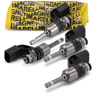 4x MAGNETI MARELLI Einspritzventil für VW Golf 5 6 Passat B6 B7 Polo 5 1.4 TSI 03C906036M