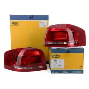 2x MAGNETI MARELLI Heckleuchte Rückleuchte Schlussleuchte AUDI A3 S3 8P 3-TÜRER