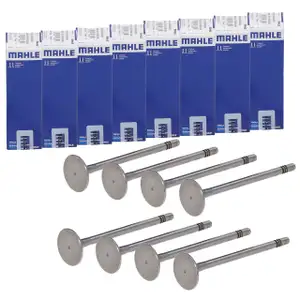 8x MAHLE Einlassventil f&uuml;r VW Golf 6 Passat B6 B7 Tiguan Touran T5 T6 2.0 TDI 03L109601R