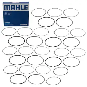 6x MAHLE 503RS101120N0 Kolbenringsatz f&uuml;r PORSCHE 997 991 3.8 Carrera / Turbo 9A110307502