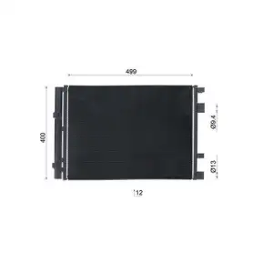 MAHLE AC1011000S Klimakondensator + Trockner f&uuml;r HYUNDAI Accent 4 i20 I KIA Rio 3 CRDi