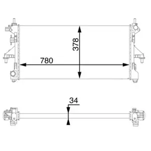 MAHLE CR1069000S K&uuml;hler Motork&uuml;hler f&uuml;r FIAT Ducato (250_) 3.0D 136-177 PS 1362917080