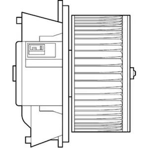 MAHLE AB107000P Innenraumgebl&auml;se Gebl&auml;semotor f&uuml;r FIAT Doblo 119 223 Punto 188 mit Klima