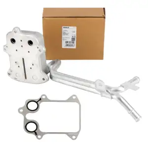 MAHLE &Ouml;lk&uuml;hler + Dichtung + Rohrleitung f&uuml;r VW Golf 5 6 Passat B6 B7 Polo 5 1.4 TSI