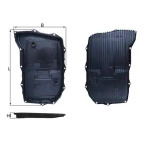 MAHLE HX255 Getriebe&ouml;lwanne f&uuml;r AUDI A4 B9 A5 F5 A6 C8 A7 4K A8 Q5 Q7 Q8 4M VW Touareg CR
