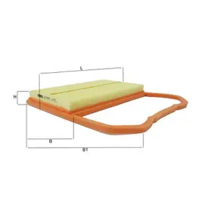MAHLE LX4632 Luftfilter Motorluftfilter f&uuml;r SEAT Ibiza 5 1.0 MPi VW Polo 6 1.0 04C129620E