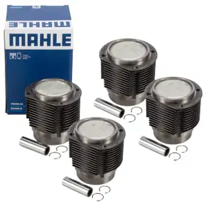 4x MAHLE 5033790 Kolben Reparatursatz für PORSCHE 356 A / B / C 1600 75 PS 61610390690