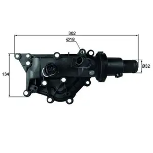 MAHLE TH6089 Thermostat + Geh&auml;use + Sensor f&uuml;r RENAULT Clio 3 Megane Scenic Twingo 1.6 16V