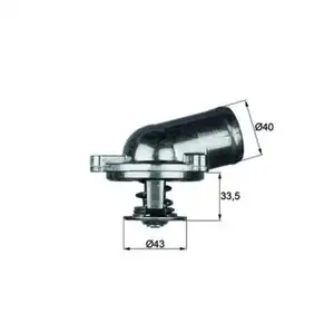 MAHLE TI2271 Thermostat + Geh&auml;use f&uuml;r MERCEDES W202 S202 C/A208 W210 S210 180-230 M111