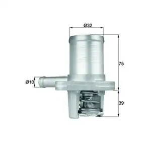 MAHLE TI4089 Thermostat + Geh&auml;use f&uuml;r RENAULT Clio 1 Twingo 1 1.2 54/58/60 PS