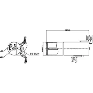 MAHLE AD90000S Trockner Klimaanlage f&uuml;r MERCEDES-BENZ S-Klasse W221 C216 2218300283
