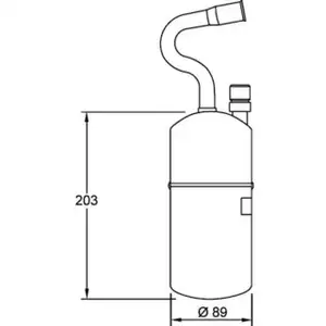 MAHLE AD34000S Trockner Klimaanlage f&uuml;r VOLVO 850 C70 I S70 V70 I