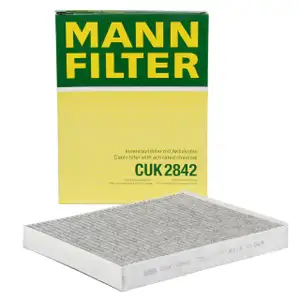 MANN CUK2842 Innenraumfilter Aktivkohlefilter für AUDI Q7 PORSCHE Cayenne VW Touareg T5 T6