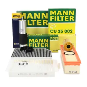 MANN Filterset 4-tlg f&uuml;r MERCEDES-BENZ C-Klasse W205 S205 C180/200 BlueTEC/d OM626