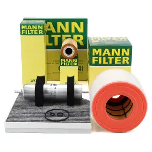 MANN Filterset Filterpaket 4-tlg f&uuml;r AUDI A6 C7 2.0 TDI 136/163/177 PS bis 08.2014