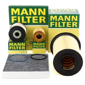 MANN Filterset Filterpaket 4-tlg f&uuml;r FORD C-Max DM2 Kuga 1 MK1 2.0 TDCi ab 03.2010