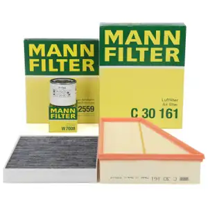 MANN Filterset Filterpaket f&uuml;r FORD Mondeo 4 MK4 Galaxy S-Max WA6 1.6 Ti/EcoBoost 110-160