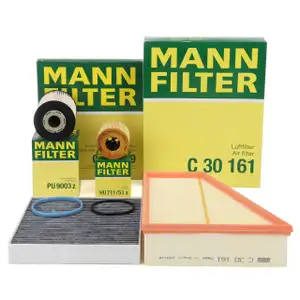 MANN Filterset Filterpaket 4-tlg f&uuml;r FORD Mondeo 4 MK4 2.0 TDCi 115-163 PS bis 03.2012