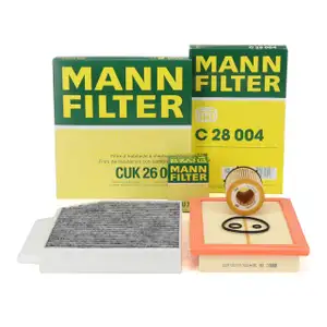 MANN Filterset f&uuml;r MERCEDES W205 S205 C/A205 W213 S213 C/A238 X253 C253 160-350e M274