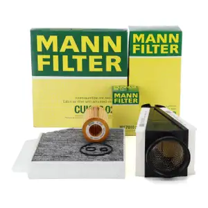 MANN Filterset Filterpaket 3-tlg f&uuml;r MERCEDES C-Klasse W205 S205 C/A205 GLC X/C253 OM651