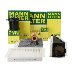 MANN Filterset Filterpaket 4-tlg f&uuml;r MERCEDES C-Klasse W205 S205 C/A205 GLC X/C253 OM651