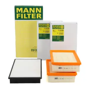 MANN Innenraumfilter + Luftfilter f&uuml;r PORSCHE 997 3.8 Carrera 4S PR-X51 ab 06.2006