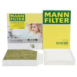 MANN FreciousPlus Innenraumfilter + VORFILTER f&uuml;r MERCEDES W205 C257 W213 N293 10/C253