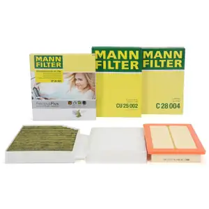 MANN FreciousPlus Innenraum + VORFILTER + Luftfilter f&uuml;r MERCEDES W205 W213 10/C253 M274