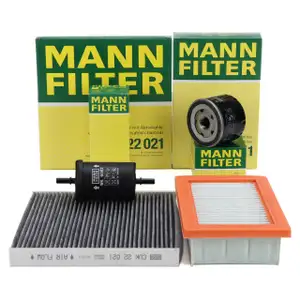 MANN Filterset Filterpaket 4-tlg f&uuml;r SMART ForFour ForTwo 453 1.0 60/71 PS M281