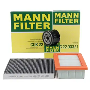 MANN Filterset 3-tlg für RENAULT Twingo 3 SMART ForFour ForTwo 453 1.0 M281 60-73 PS